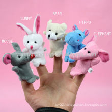 Kids role play game animal toy finger puppet